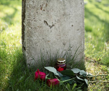 Foto Friedhofsgrab